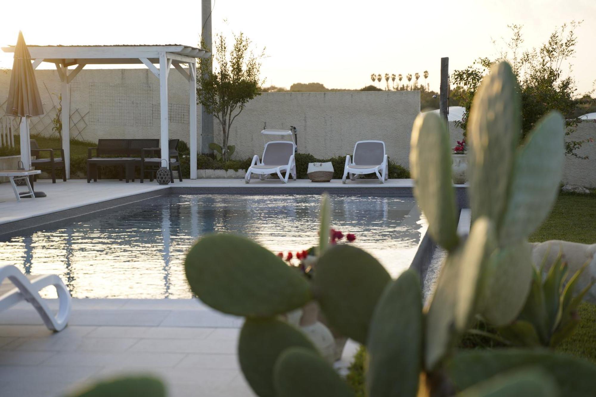 Villa Triona Marzamemi Con Piscina Exterior foto