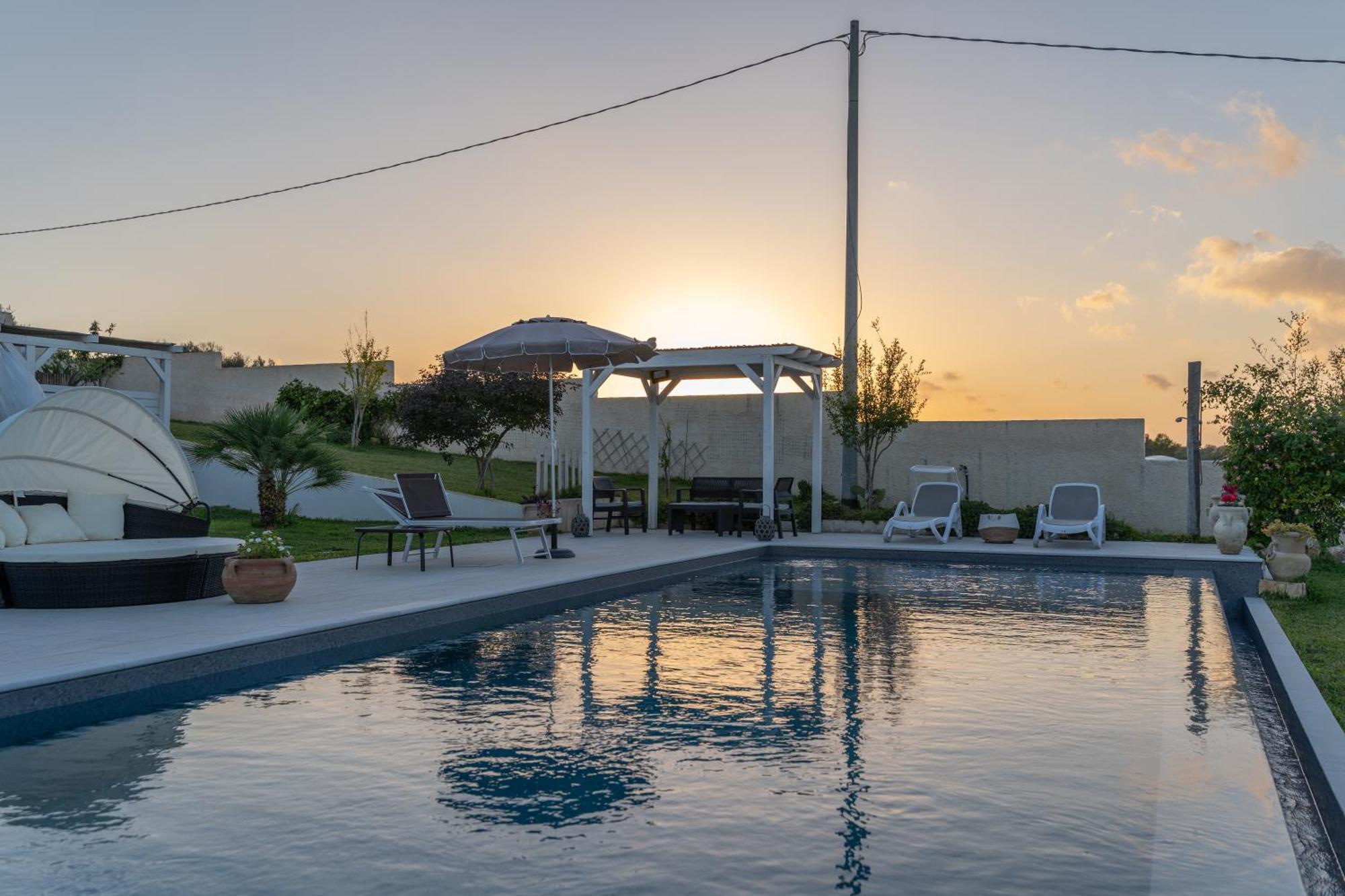 Villa Triona Marzamemi Con Piscina Exterior foto